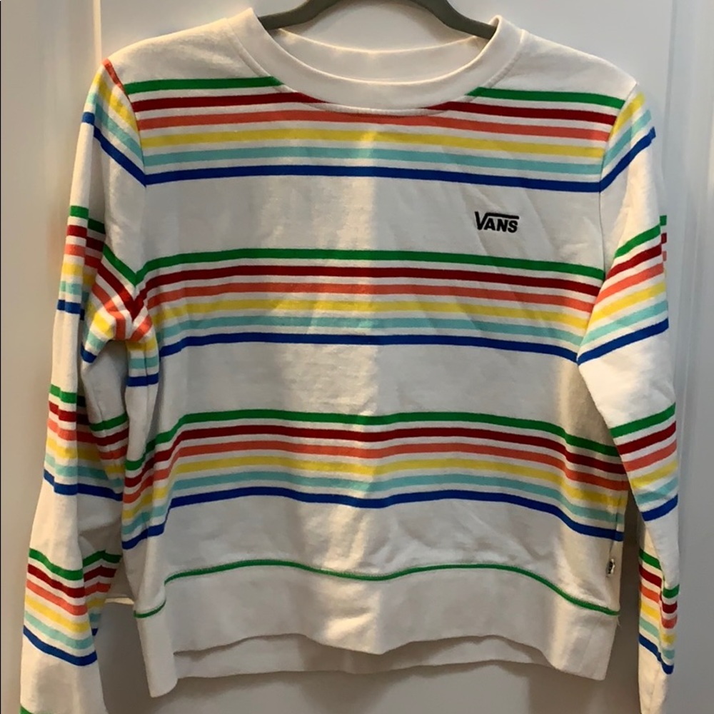 Striped Vans crewneck